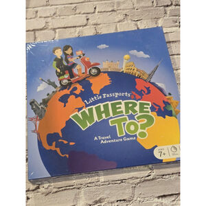 Little Passports Board Game, Where To? A Travel Adventure Game, Sealed NIOP